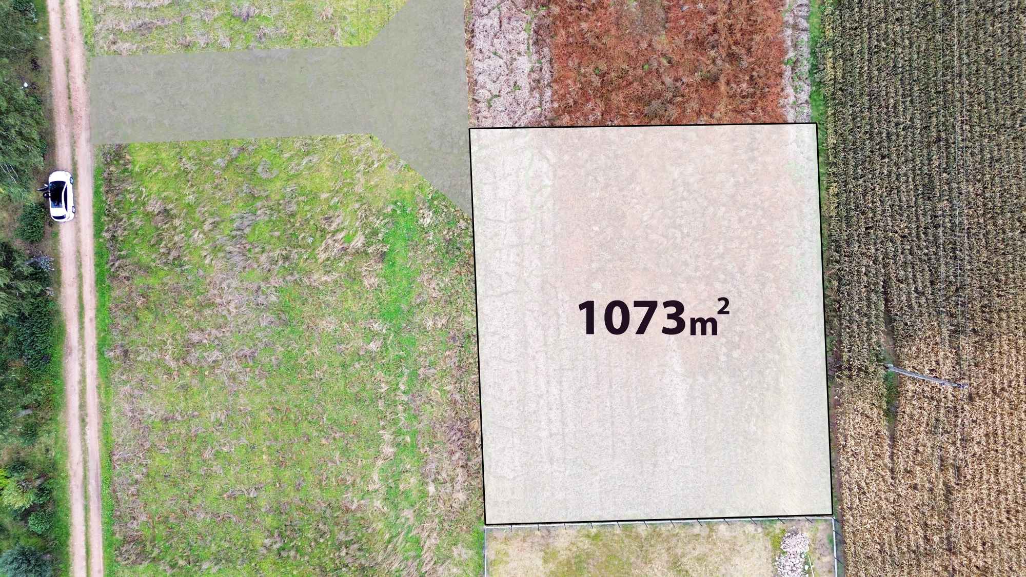 Działka Budowlana Radzanowo - Begno 1073 m2 WYDANE WZ Radzanowo - zdjęcie 2