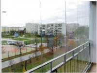 Zabudowa balkonu, zabudowy balkonów i tarasów - BEZRAMOWA Nowa Huta - zdjęcie 1