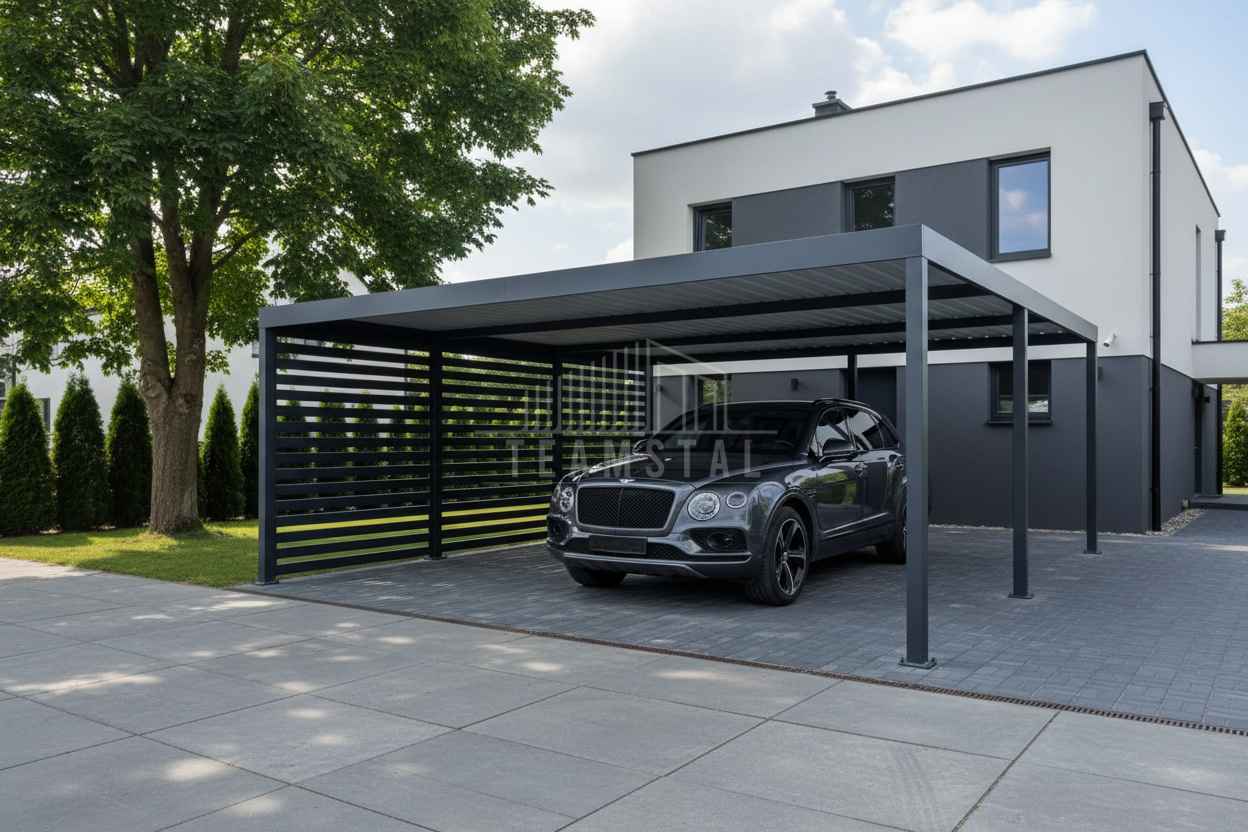 CarPort PREMIUM - wiata samochodowa 6x5 - dodatkowa zabudowa TS1248 Nowy Tomyśl - zdjęcie 2