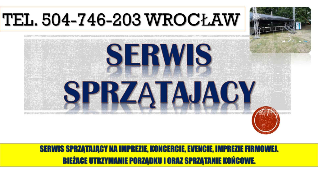 Sprzątanie na koncercie, t. 504-746-203, Wrocław, po imprezie, evencie Psie Pole - zdjęcie 4