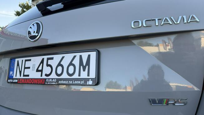 Škoda Octavia VRS 2.0 Diesel Moc 184KM Automat Bogato Wyposażony Elbląg - zdjęcie 8