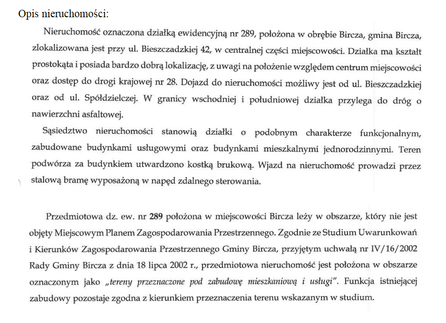 Syndyk sprzeda działkę zabudowaną w Birczy Bircza - zdjęcie 5