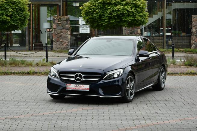 C 220d XI.2017r. AMG line 181tkm Skóra NAVi Kamera Xenon Kampinos - zdjęcie 3