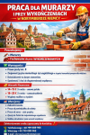 PRACA DLA MURARZAY I PRZY WYKOŃCZENIACH W NORYMBERDZE NIEMCY