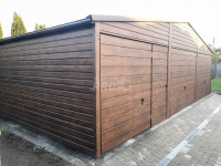 Garaż blaszany 9x6 3x Brama drzwi drewnopodony  Dach dwuspadowy GP143 Morąg - zdjęcie 3