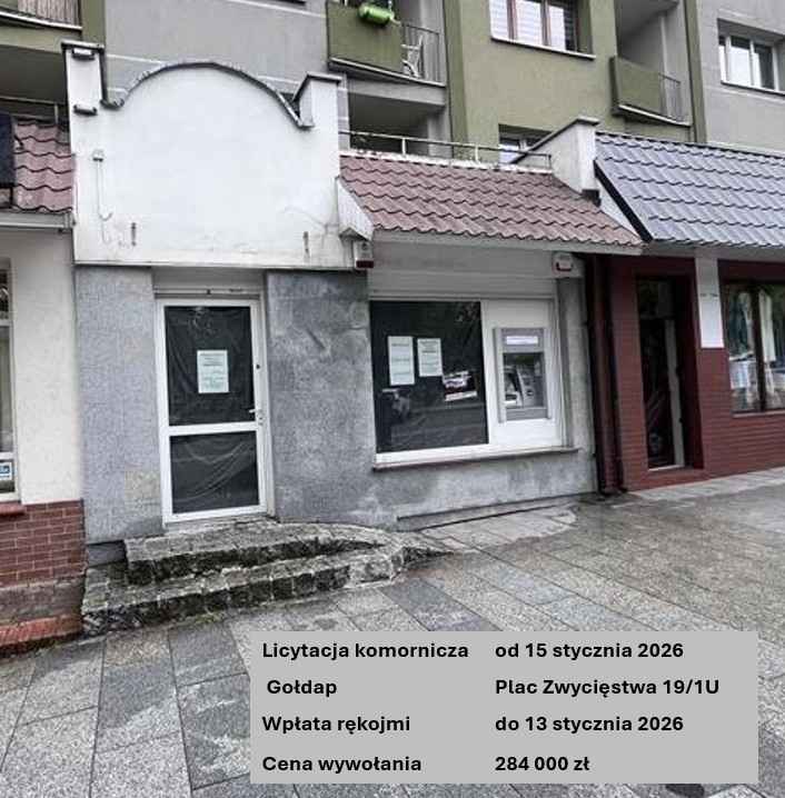 Lokal usługowy, centrum Gołdapi, licytacja Gołdap - zdjęcie 2