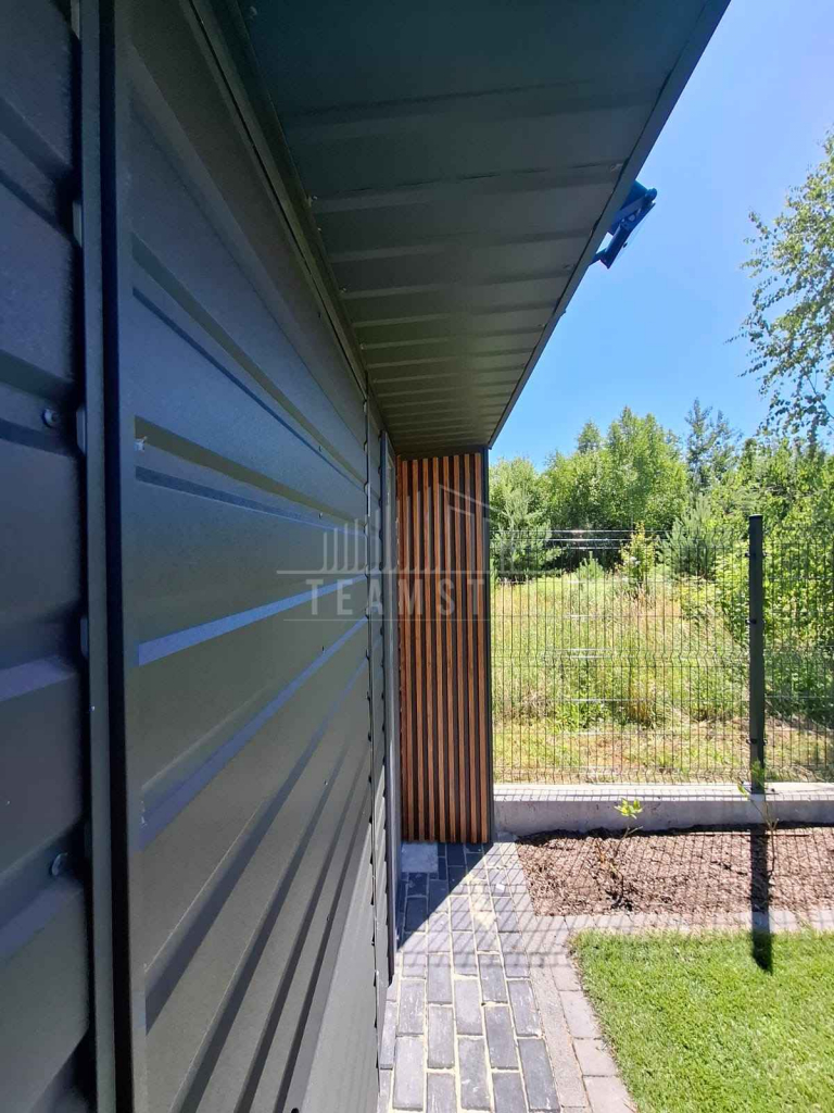 Schowek domek ogrodowy 3x3 drzwi okno dekor z lameli dach TS1100 Inowrocław - zdjęcie 6
