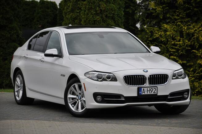 BMW 528 Skóra Fotele El. Navi Kam Szyberdach Piękna Biała Limuzyna Ostrów Mazowiecka - zdjęcie 10