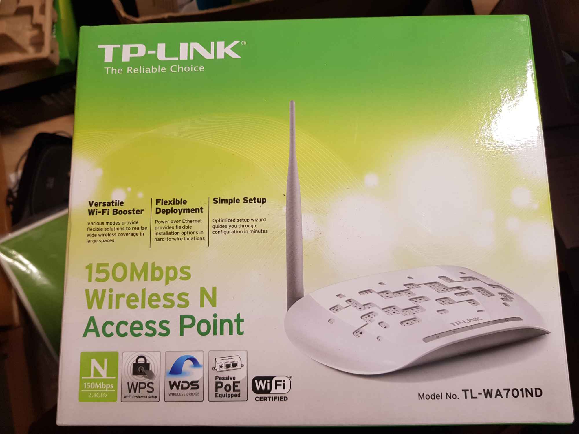 Router TP-Link TL-WA701ND 150 Mbps Wireless modem - 2 szt. Nowe Miasto - zdjęcie 2