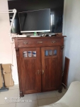 Komoda retro orginalna lite drewno Żoliborz - zdjęcie 3