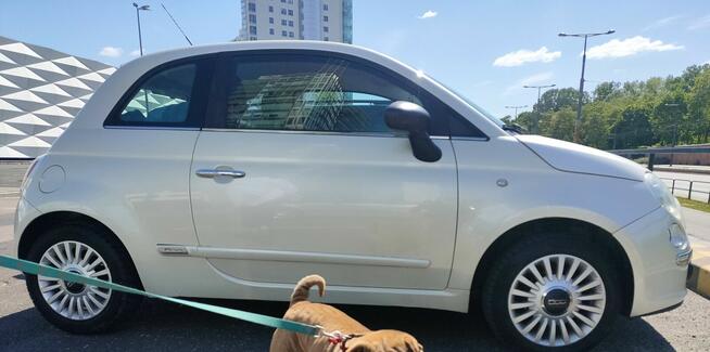 Fiat 500 Biala Perla Benzyna Nidzica - zdjęcie 1