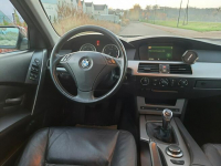 BMW 525 2.5i 218PS NAVI SKÓRA MANUAL Rata600zl Śrem - zdjęcie 10