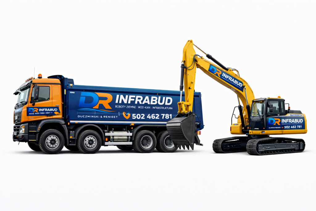 Prace ziemne koparka + transport Sulechów - zdjęcie 1