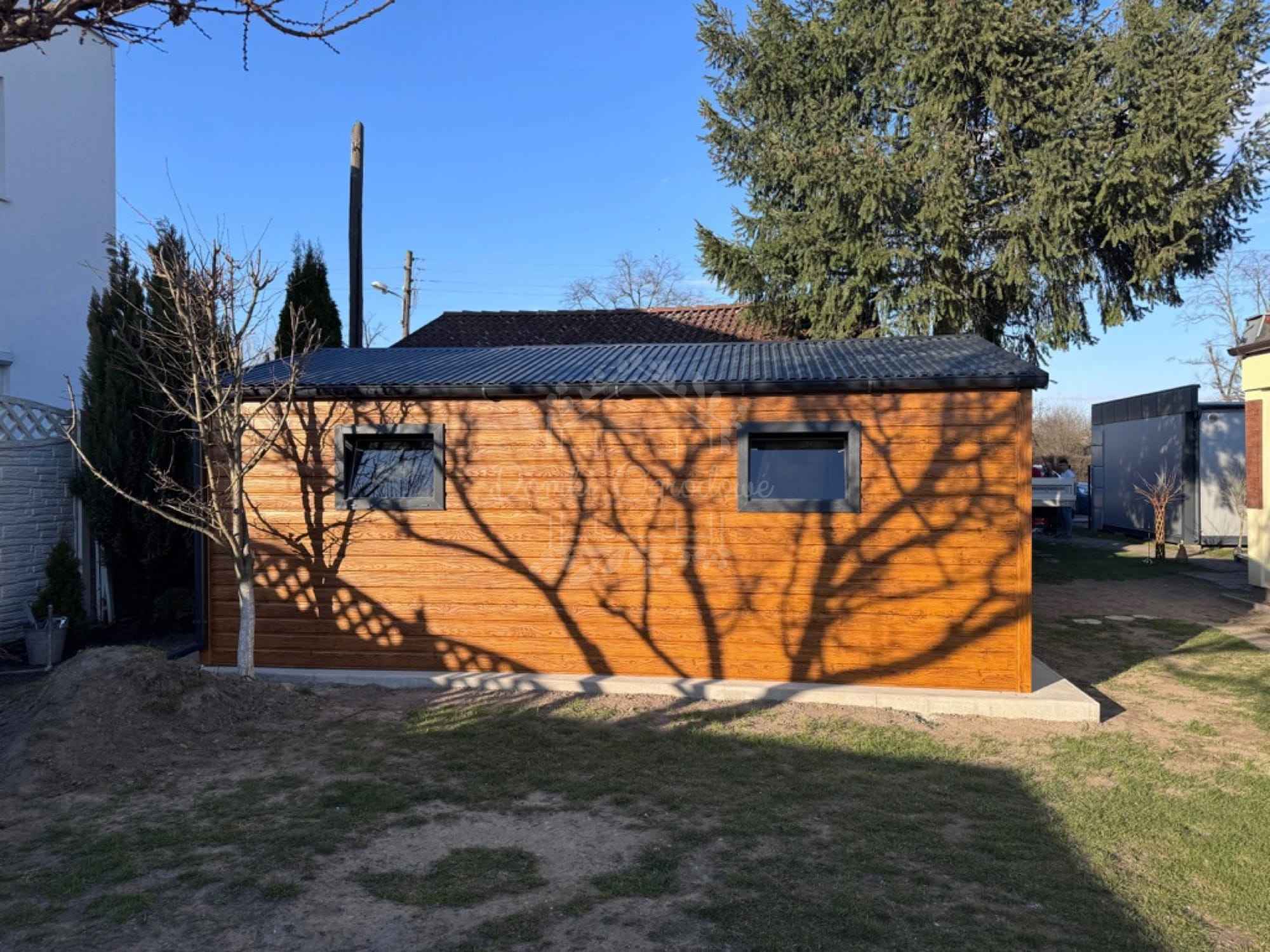 Schowek domek ogrodowy 3x5m  drewnopodobny  dach dwuspadowy ID1081 Sanok - zdjęcie 2