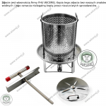 Prasa ręczna do wosku, odsklepin i owoców nierdzewna praska wyciskarka Jaśliska - zdjęcie 8