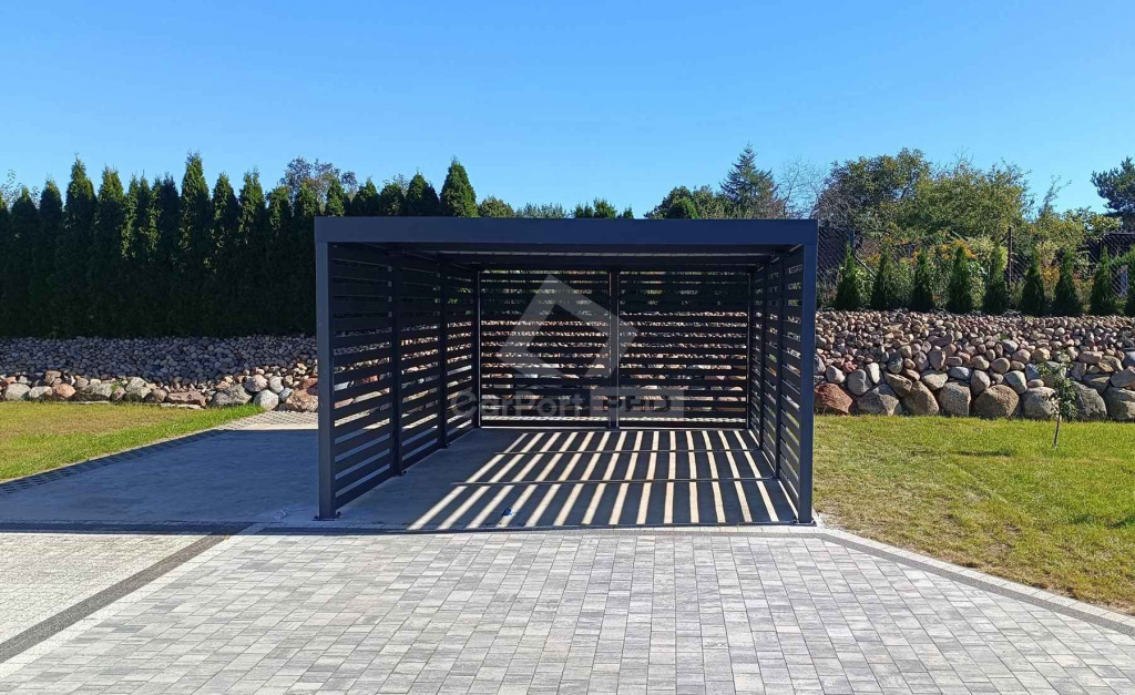 CarPort PREMIUM - wiata samochodowa 4x5,5  dodatkowa zabudowa CP118 Otwock - zdjęcie 3