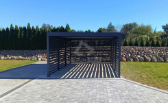 CarPort PREMIUM - wiata samochodowa 4x5,5  dodatkowa zabudowa CP118 Otwock - zdjęcie 3