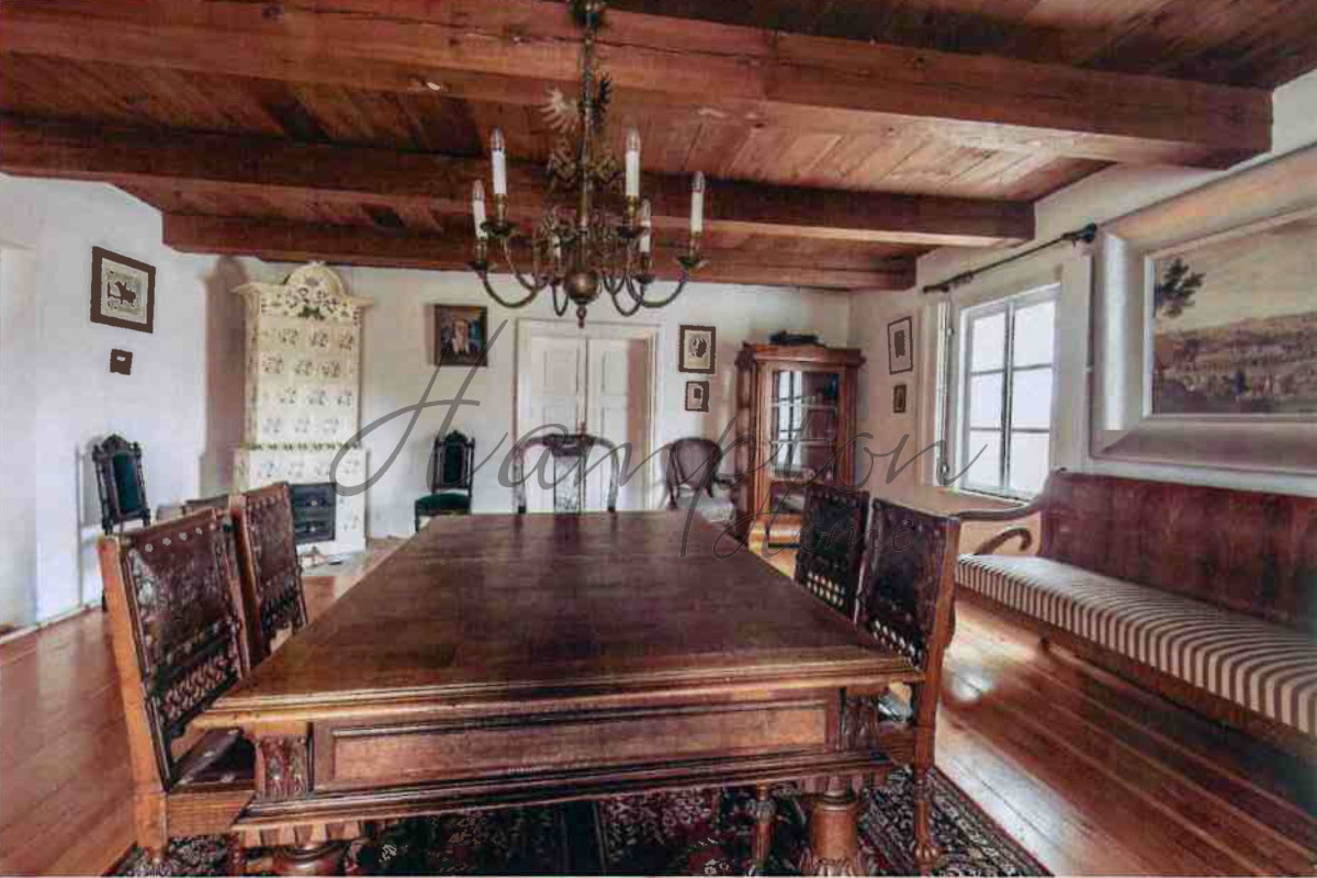 Wspaniały modrzewiowy Dwór z ogrodem i z 2 stawami Sulerzyż - zdjęcie 1