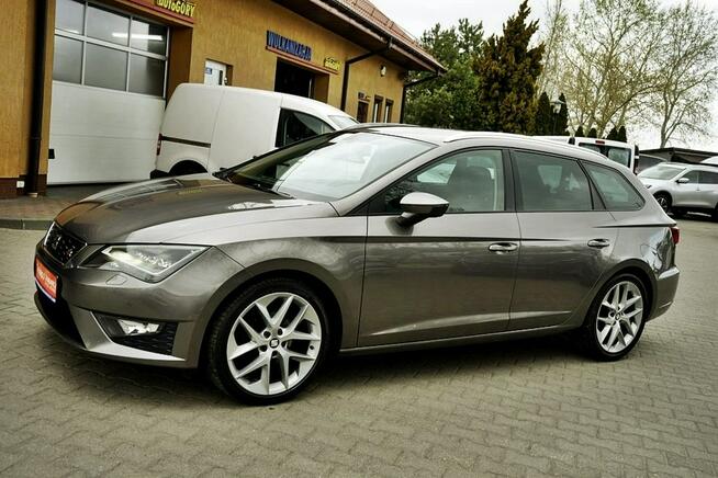 Seat Leon 2,0CR NAVI, 150KM, skóra, alu R18, 2015r. Płock - zdjęcie 9
