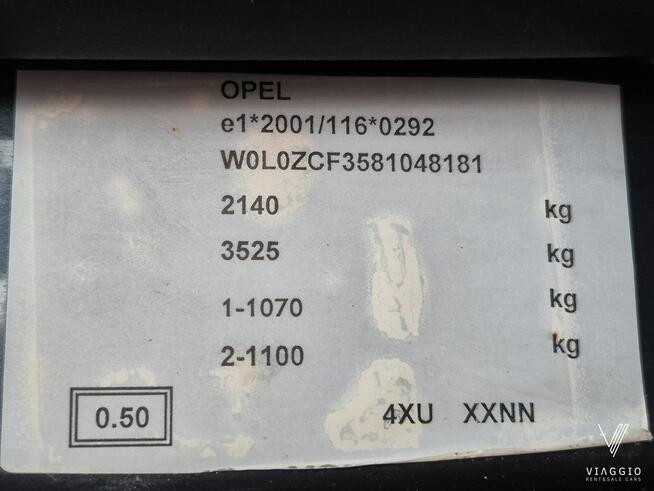 Vectra 1.9 benzyna 120km BI-XENON hak SKÓRA czujniki NAVI serwis 2008 Tychy - zdjęcie 12