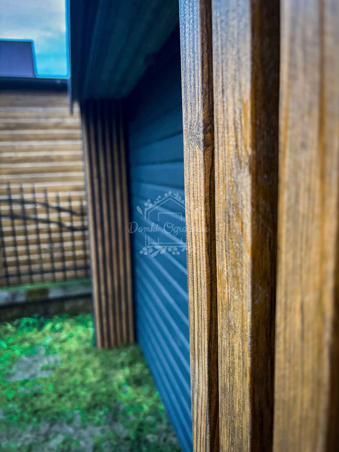 Schowek - Domek ogrodowy PREMIUM 3x3m + wiata  Dekor z lameli  ID901 Jastrzębie-Zdrój - zdjęcie 11