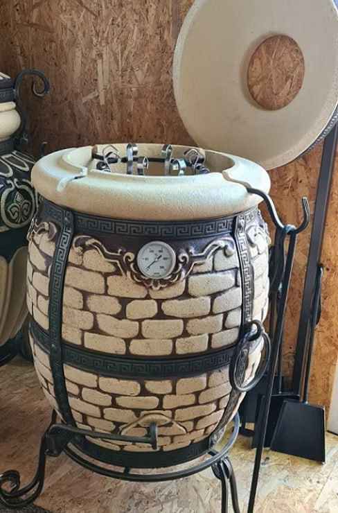 Tandoor 65L Brick | Szamotowy piec grillowy, ręcznie robiony Śródmieście - zdjęcie 3