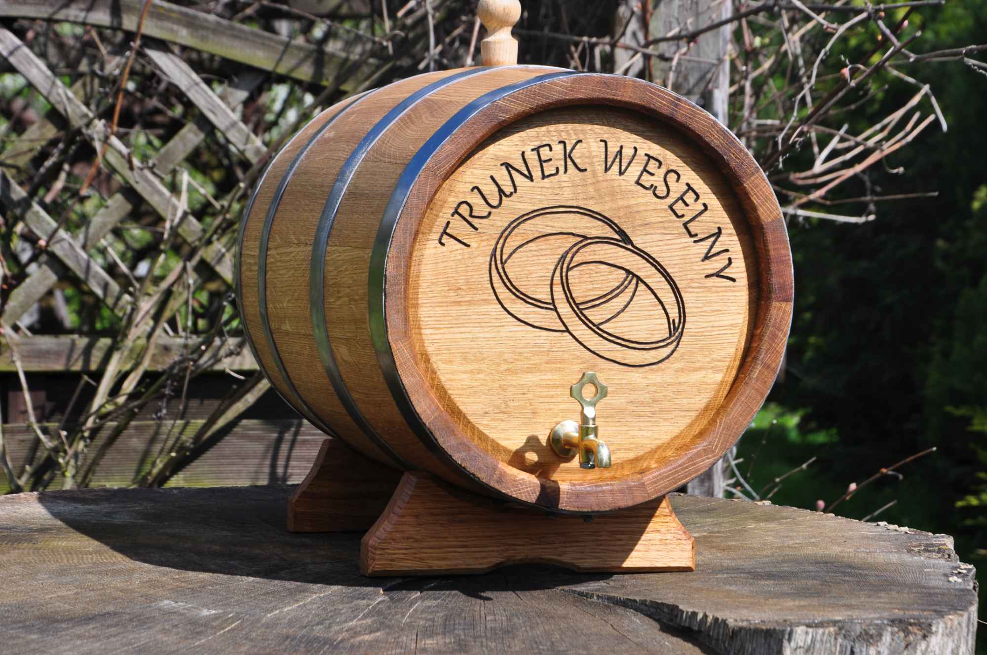 Beczka Dębowa 5 L na whisky wino bimber, do leżakowania, na wesela Mokotów - zdjęcie 6