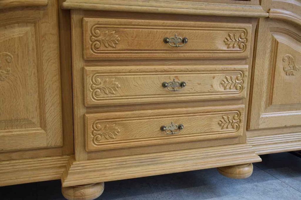 kredens z drewna dębowego - super stan Olsztyn - zdjęcie 7