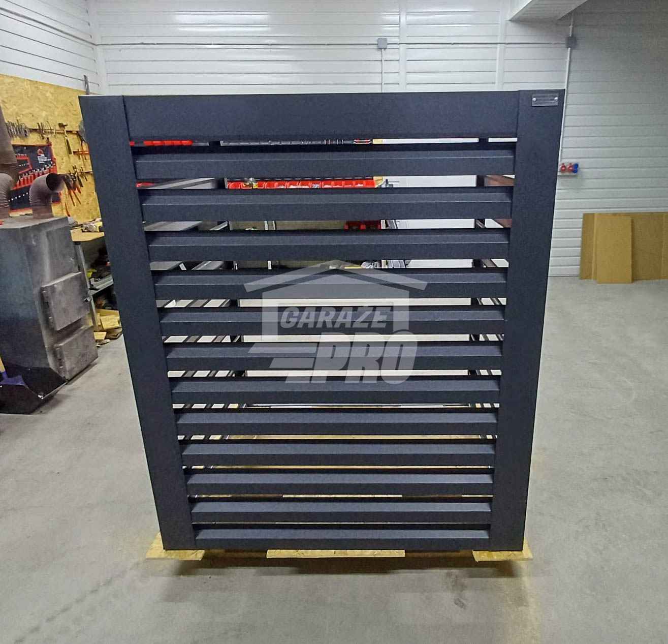 Osłona klimatyzatora – pompy ciepła 100x60x160 cm antracyt GP706 Łomża - zdjęcie 2