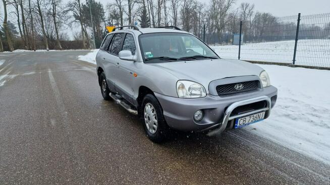 Hyundai Santa Fe 2003 2.0crdi 4x4 Skóry Grzane Fotele Hak Pabianice - zdjęcie 4