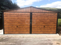 Garaż blaszany 6x7 wolnostojący 2x Brama uchylna Dach GB183 Biała Podlaska - zdjęcie 7