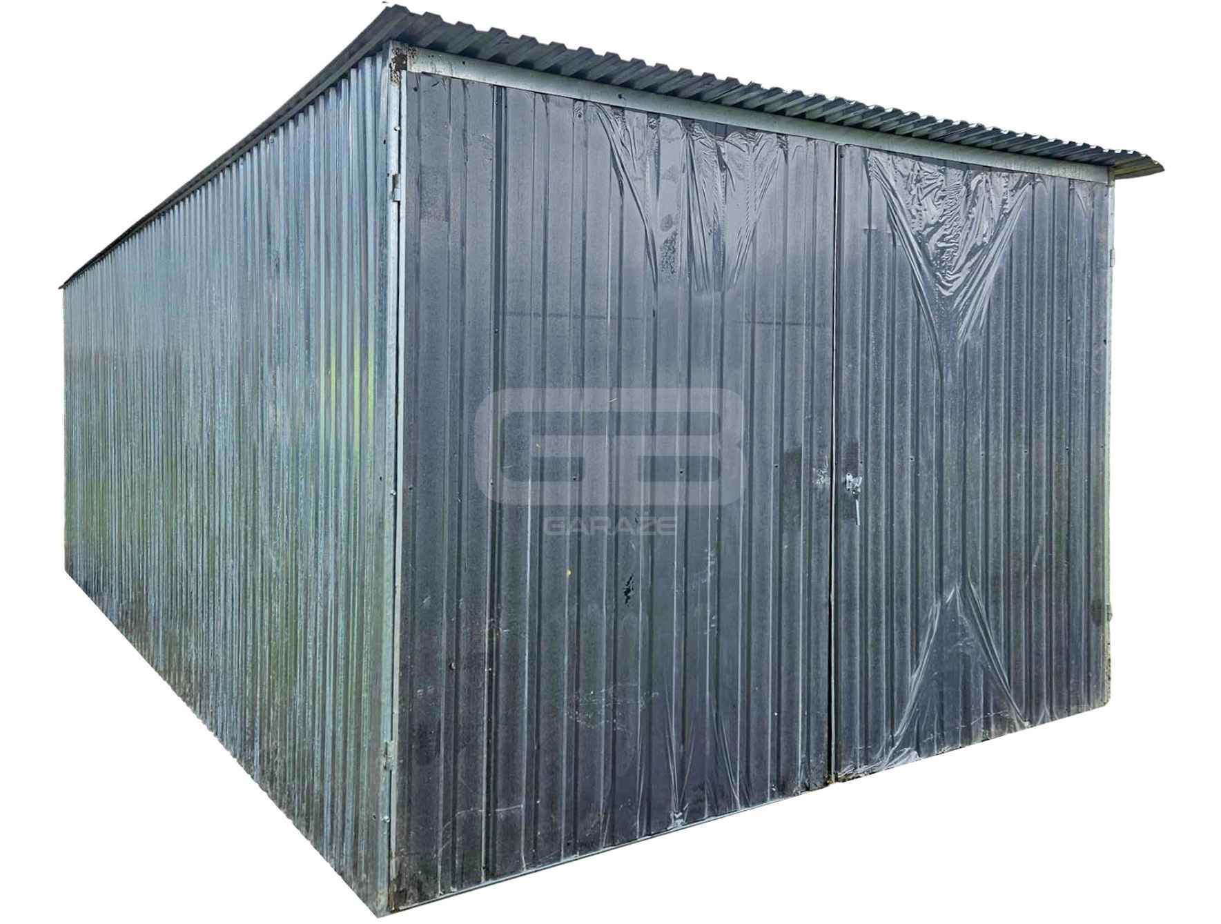 Blaszany garaż 3×5 m II gat garaż budowlany wolnostojący brama  GB106 Lubartów - zdjęcie 1