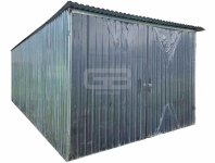 Blaszany garaż 3×5 m II gat garaż budowlany wolnostojący brama  GB106