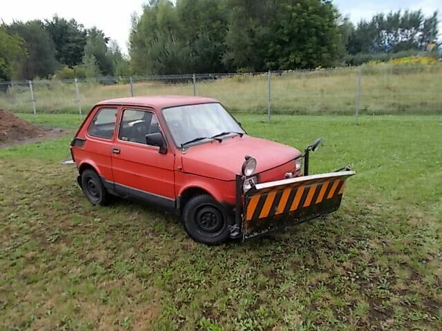 FIAT 126p z PŁUGIEM DO ODŚNIEŻANIA Żywiec - zdjęcie 1