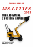 Mini Ładowarka kołowa z prostym ramieniem MS-L113FS JSB - Nowa 2025 Toruń - zdjęcie 1