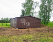 Garaż Blaszany 6x6 - 2x Brama  drewnopodobny  blachodachówka TKD149 Sopot - zdjęcie 5