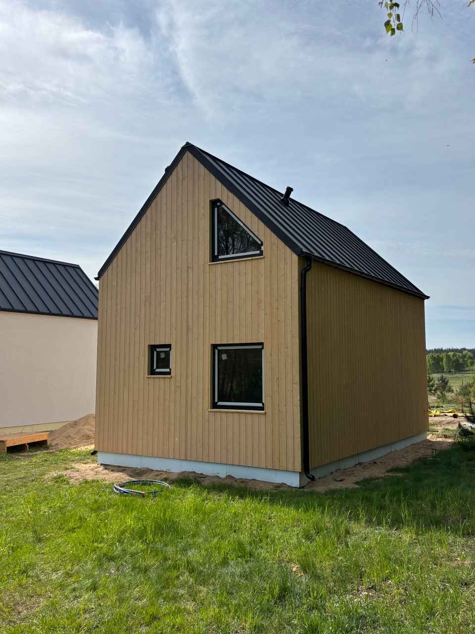 Dom drewniany modułowy Nebraska III projekt + budowa Stara Kiszewa - zdjęcie 6