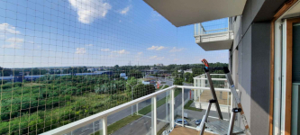 Siatka na balkon okno, siatki na gołębie dla kota Katowice - zdjęcie 1