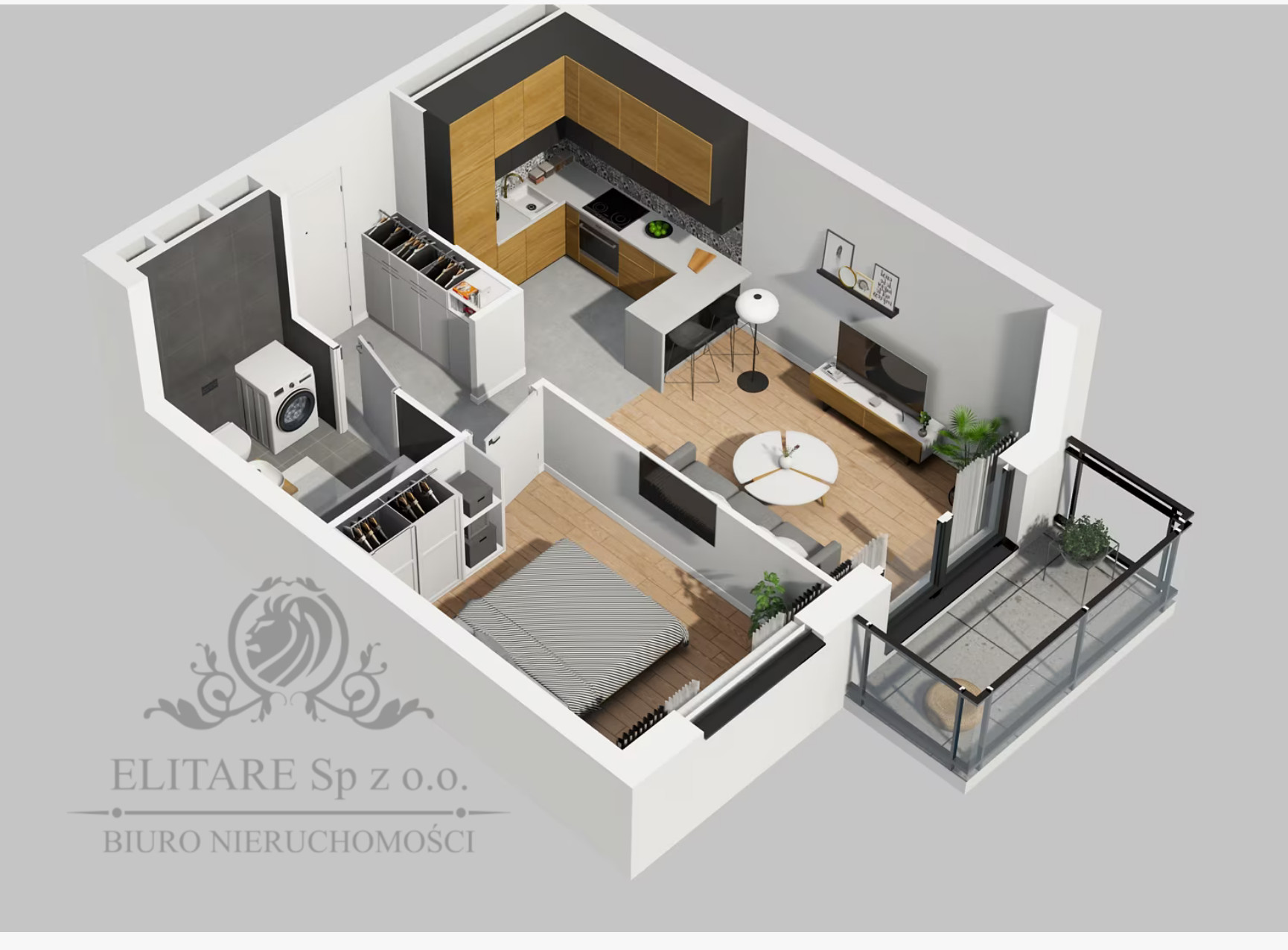 Mieszkanie 2pok, 37,50m2 z balkonem Krzyki, Partynice Wrocław Wrocław - zdjęcie 9