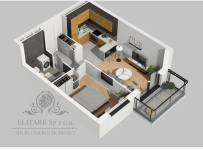 Mieszkanie 2pok, 37,50m2 z balkonem Krzyki, Partynice Wrocław Wrocław - zdjęcie 9