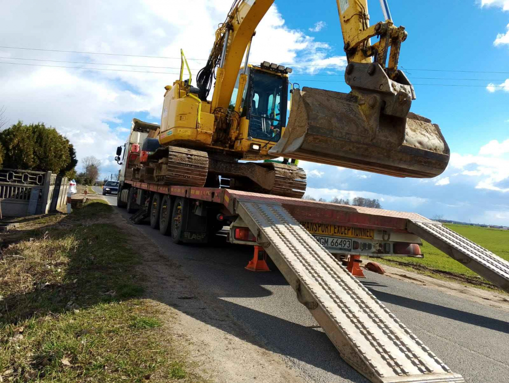 727 011 228 Transport koparek maszyn budowlanych rolniczych Plonsk Płońsk - zdjęcie 1