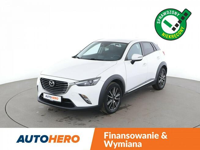 Mazda CX-3 Sport-line skóra klima auto grzane fotele kamera cofania Warszawa - zdjęcie 1