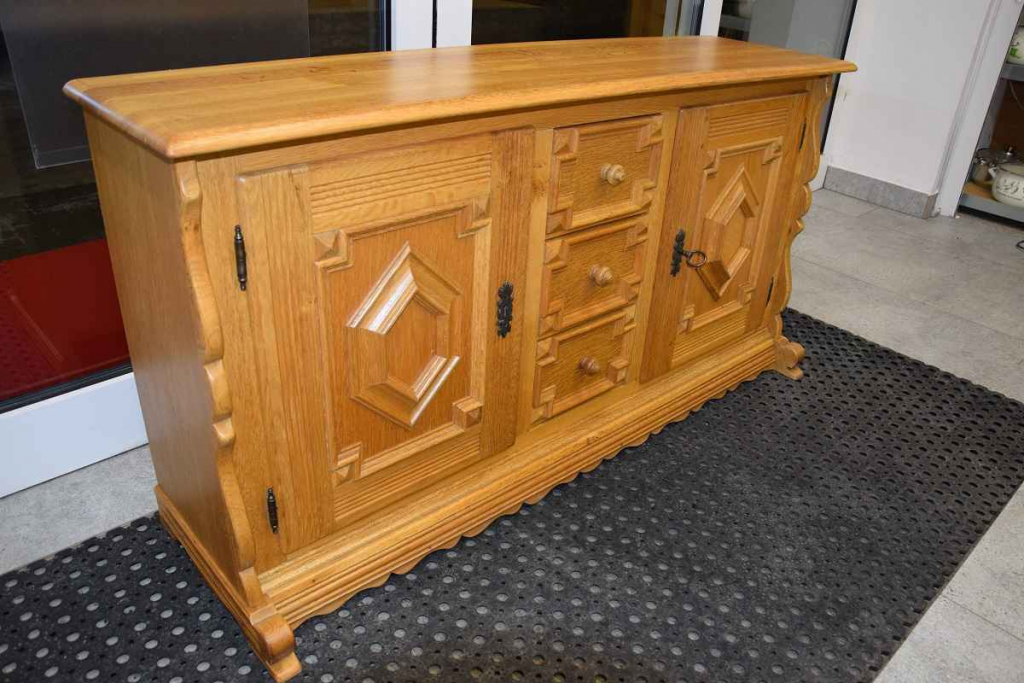 komoda z drewna dębowego - jak nowa Olsztyn - zdjęcie 2