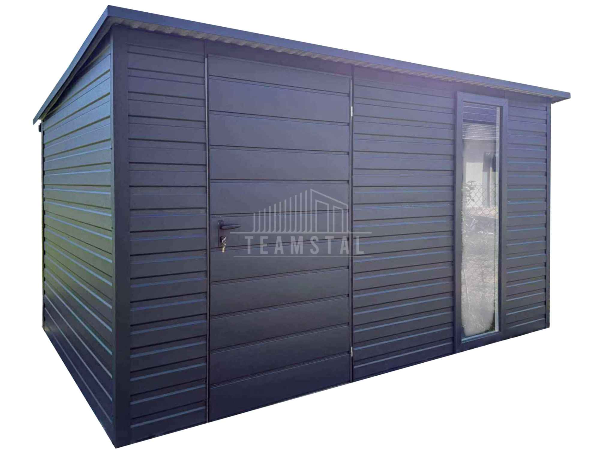 Schowek Domek 3,5x2m  drzwi okno rynna dach TS1140 Bydgoszcz - zdjęcie 1