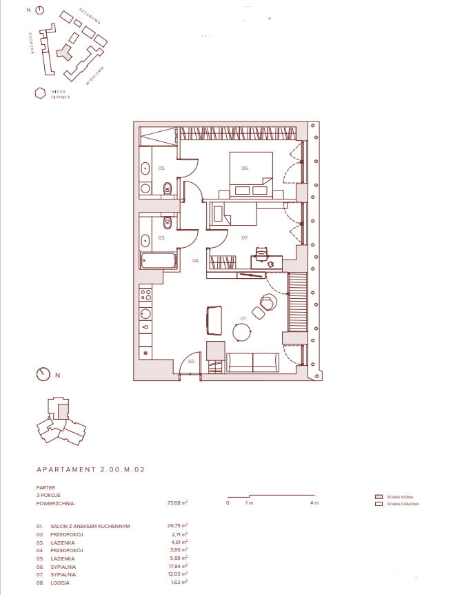 Piękny Apartament w centrum/Borek/piękny taras/otoczony zielenią Wrocław - zdjęcie 7