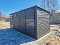 Schowek - Domek Ogrodowy 4x2m + wiata 1m - brama 2x okno dach  GP615 Jarocin - zdjęcie 2