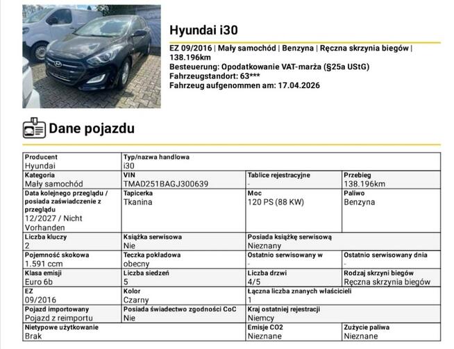 Hyundai i30 Perfekcyjny Bezwypadkowy !!! Rzeszów - zdjęcie 11