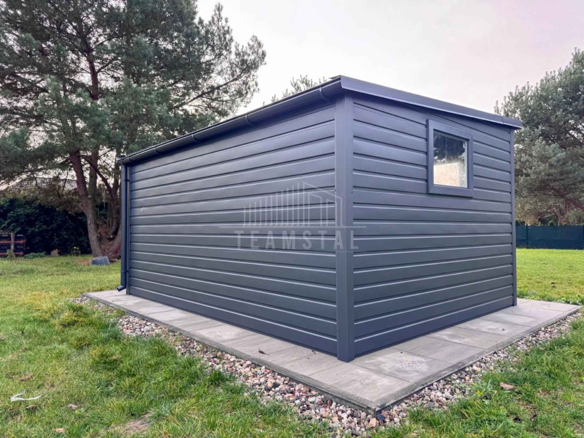 Schowek - domek ogrodowy 4x3 m brama 2 x okno dach rynna TS1190 Nowy Sącz - zdjęcie 4