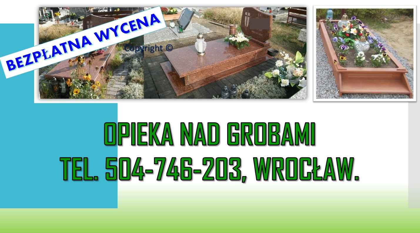 Sprzątanie grobów, grobu t 504746203,cmentarz Wrocław,opieka na grobem Psie Pole - zdjęcie 2