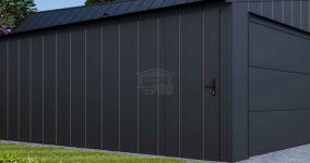 Garaż blaszany 6x5m brama drzwi blacha na rąbek dach GP642 Opole - zdjęcie 6